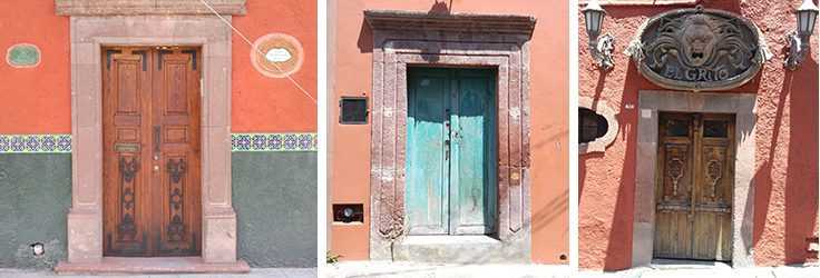 The doors of San Miguel de Allende