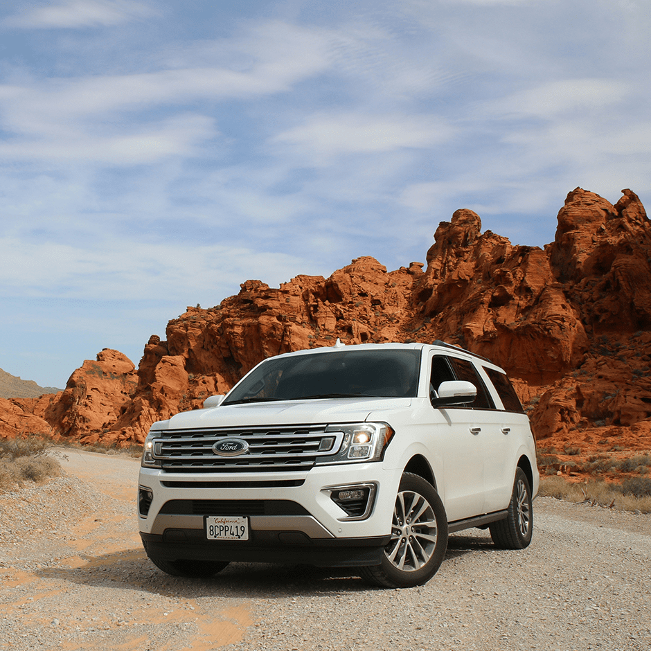 SUV in the desert