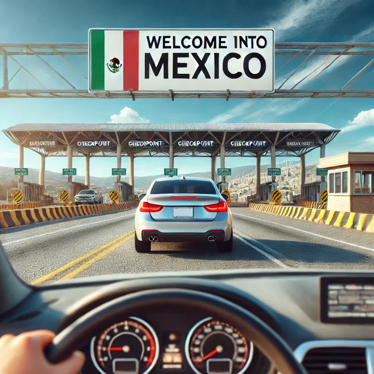 Crossing into Mexico by car